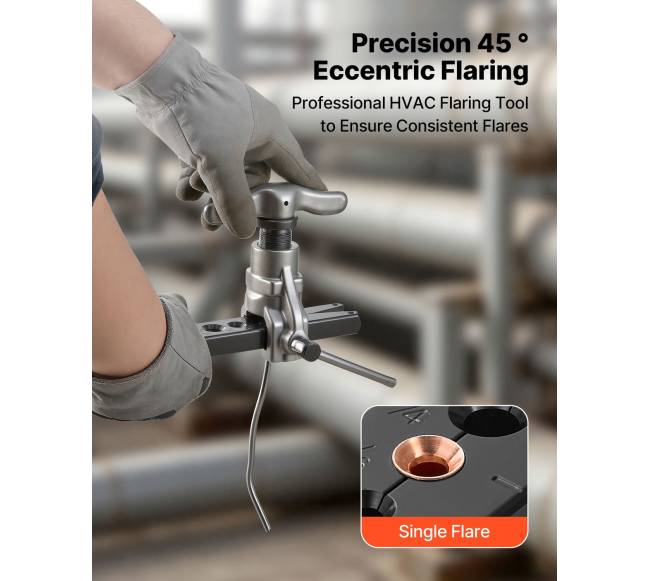 45 ekscentrinis vamzdžių praplatintojas HVAC1