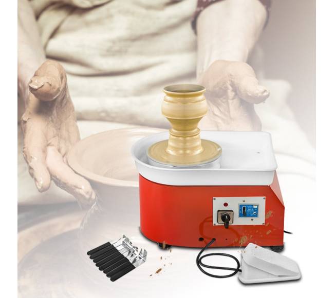 Elektrinė keraminė žiedimo mašina 25 cm, 280W7