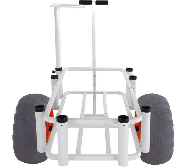 Paplūdimio žvejybos vežimėlis su 8 laikikliais meškerėms10