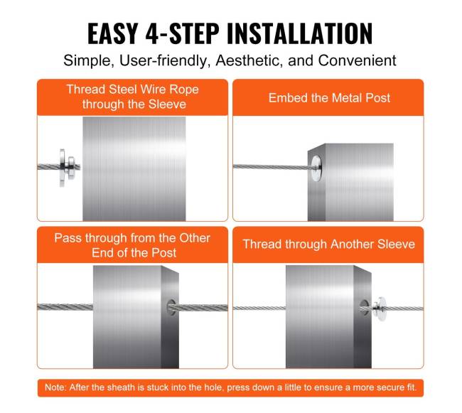 51 dalių kabelių turėklų komplektas 3.2mm5