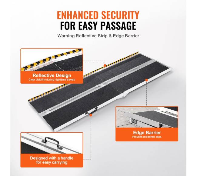 Nešiojama neįgaliųjų rampa 8 ft 363 kg3