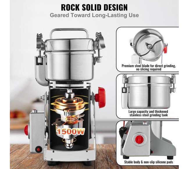 Elektrinė pramoninė prieskonių malūnėlė 300g2