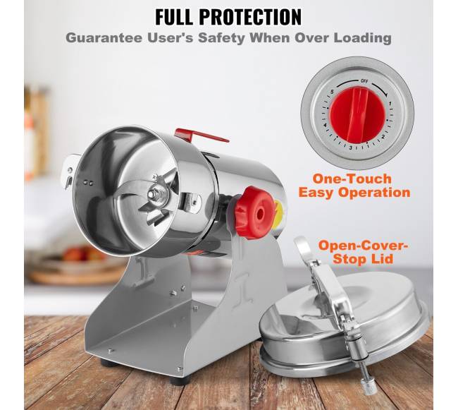 Elektrinė pramoninė prieskonių malūnėlė 300g4