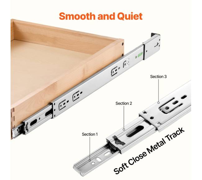 Ištraukiama spintelės lentyna su minkštu uždarymu2