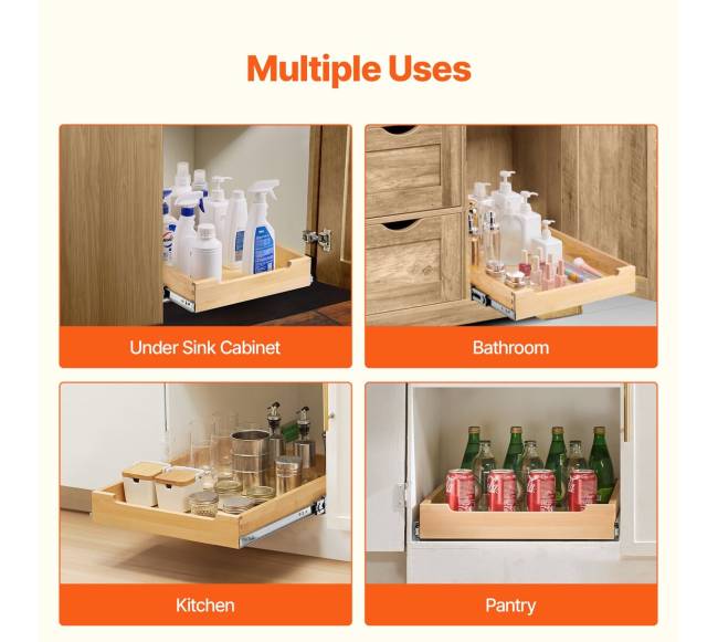 Ištraukiama spintelės lentyna su minkštu uždarymu5