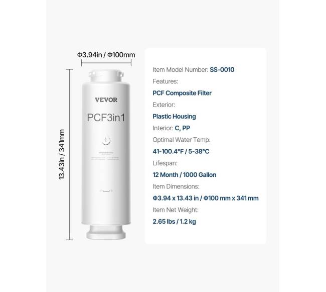 po kriaukle esantis PCF kompozitinis vandens filtras6