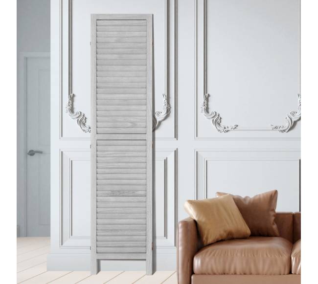 Medinė kambario pertvara, 4 panelių7