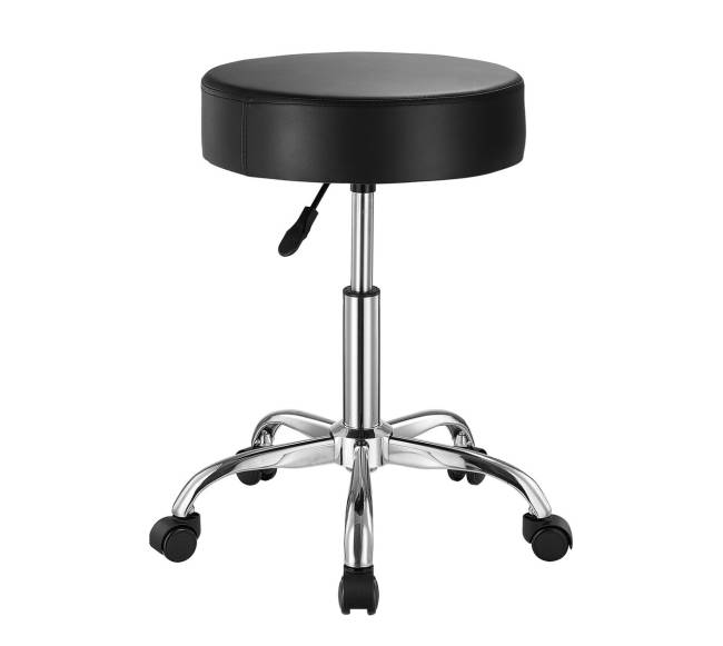 Apvali reguliuojamo aukščio taburetė su ratukais8