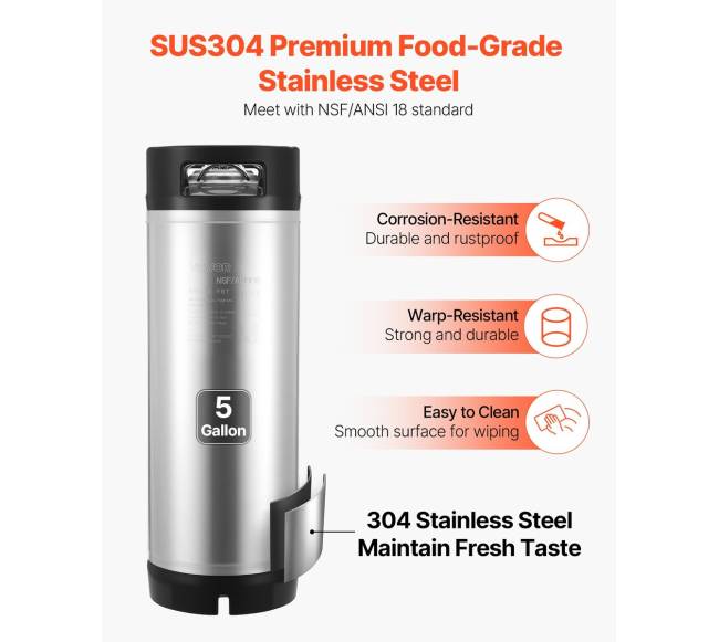 5 galonų kukurūzų KEG komplektas1