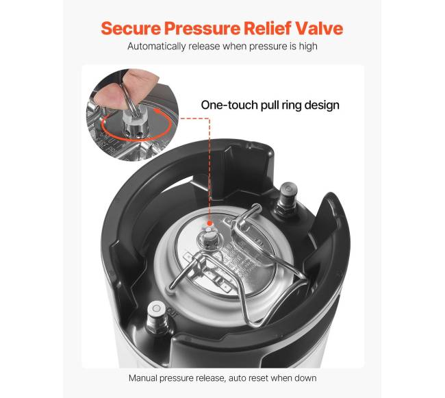 5 galonų kukurūzų KEG komplektas3