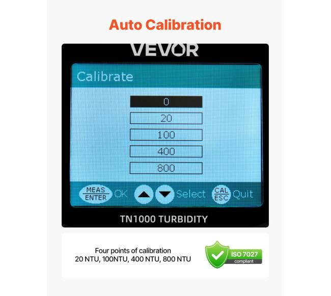 Nešiojamas drumstumo matuoklis su ISO 70273