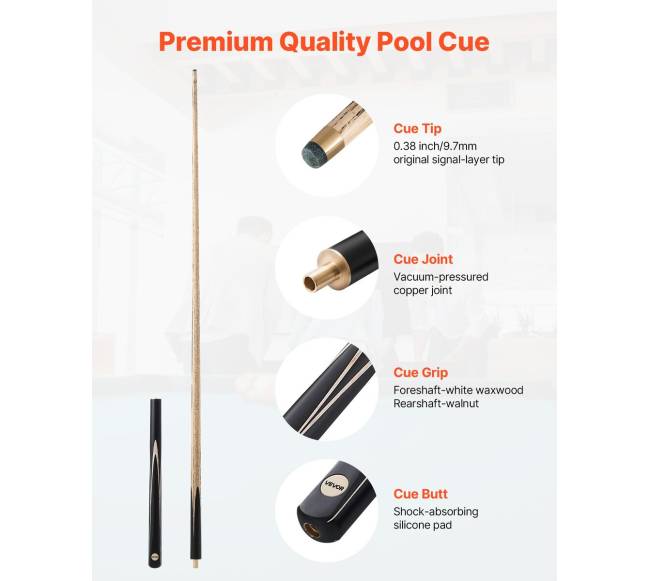 Snukerio lazda su prailginimu ir dėklu1