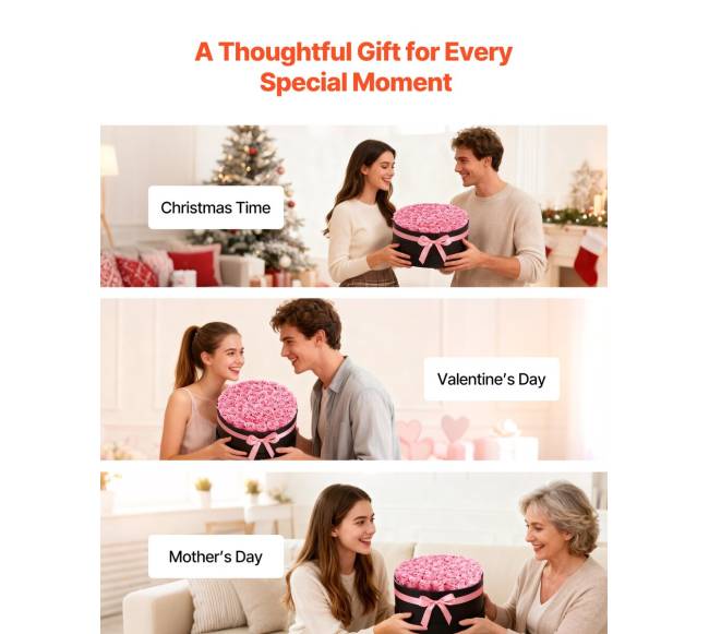 Amžinos rožės dovanų dėžutėje4