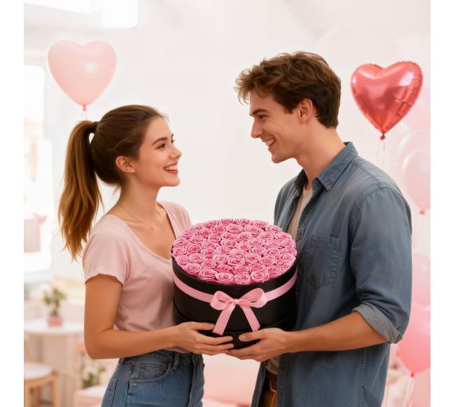 Amžinos rožės dovanų dėžutėje7