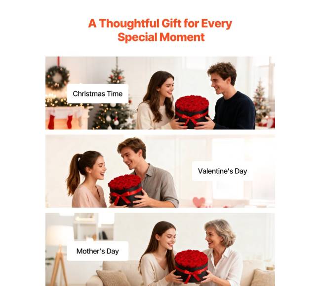 Amžinos rožės dėžutėje, 27 vienetai4