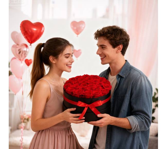 Amžinos rožės dėžutėje, 27 vienetai7