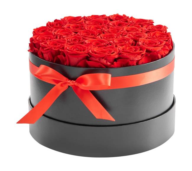 Amžinos rožės dėžutėje, 27 vienetai9