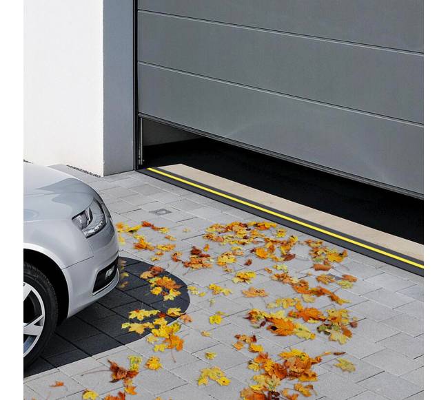 Garažo durų slenkstis ir apatinės sandarinimo juostos7