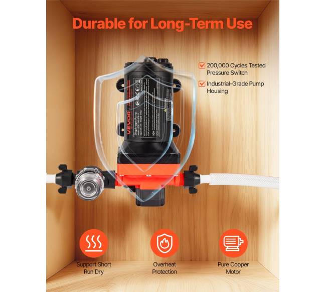 vandens siurblys RV, 12V DC, 22,7 lmin4