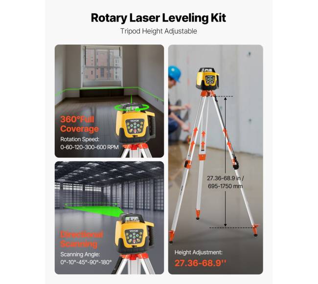 rotacinis lazerinis lygintuvas su trikojais ir matavimo skale1