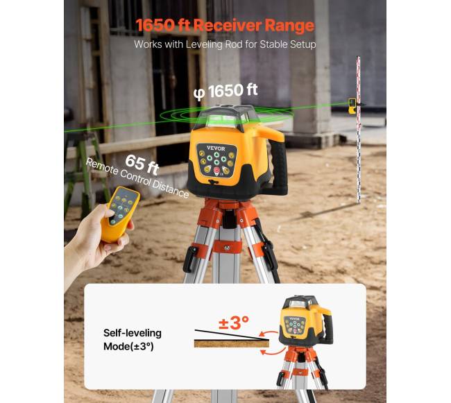 rotacinis lazerinis lygintuvas su trikojais ir matavimo skale2