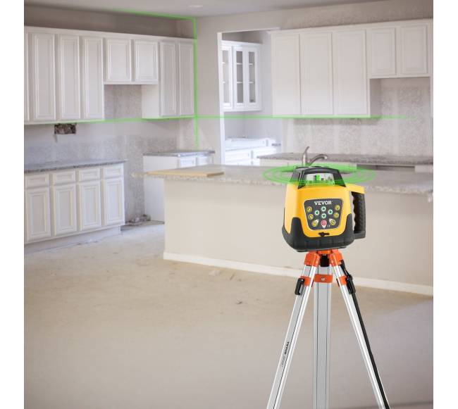 rotacinis lazerinis lygintuvas su trikojais ir matavimo skale7