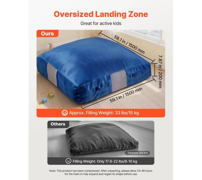 sensacinis kilimėlis vaikams 1500x1500 mm6