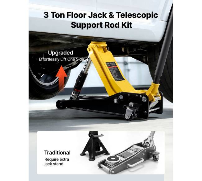 Žemaprofilis hidraulinis domkratas 3 t1