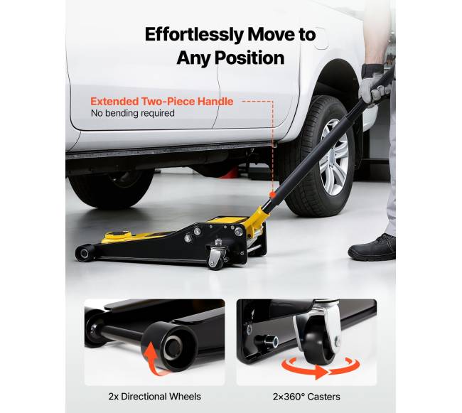 Žemaprofilis hidraulinis domkratas 3 t5