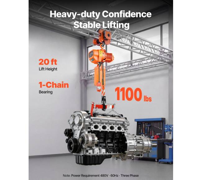 500 kg elektrinis grandininis keltuvas 6 m aukštis1