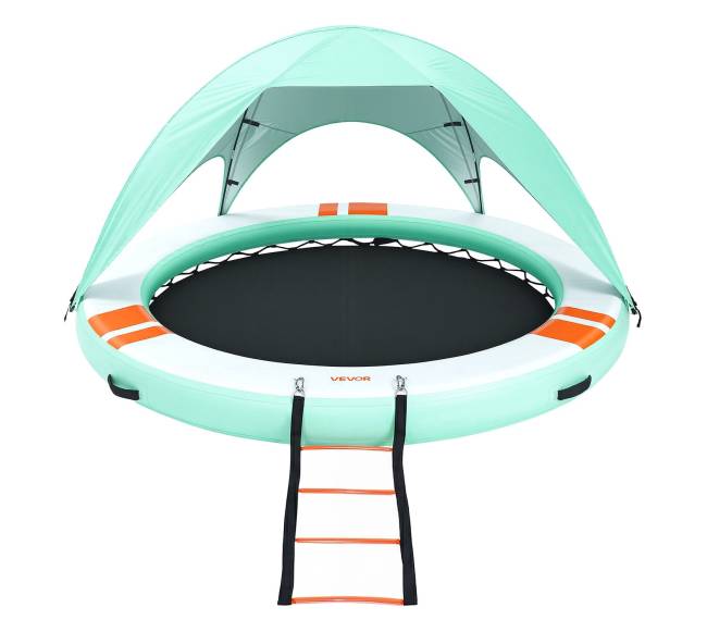 Pripučiamas plaukiojantis dokas su kopėčiomis8