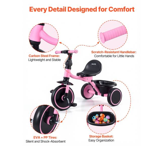 Triratukas vaikams nuo 2 iki 5 metų4