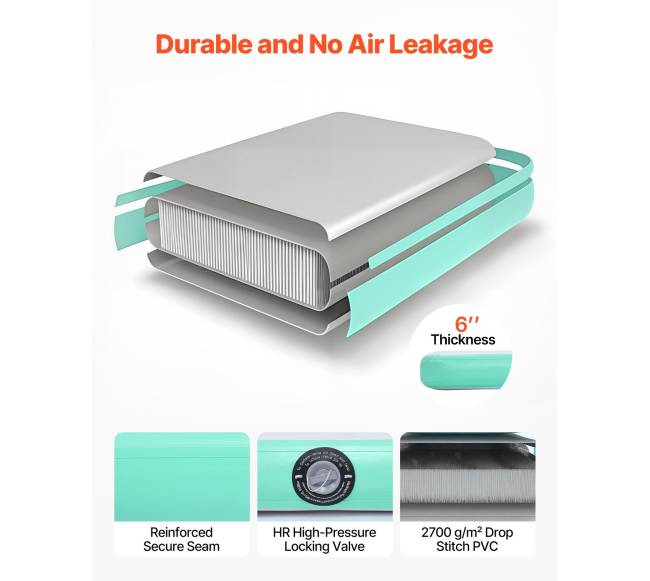 Pripučiamas plaukiojantis dokas 4.57 x 1.83 m2