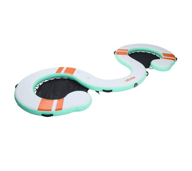 Pripučiamas plaukiojantis dokas 4.57 x 1.83 m9