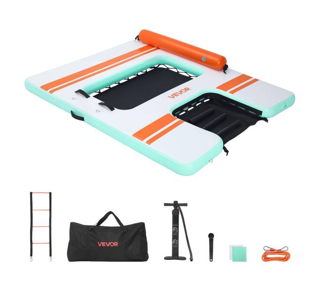 Pripučiama plaukiojanti platforma 2.44 x 1.83 m8