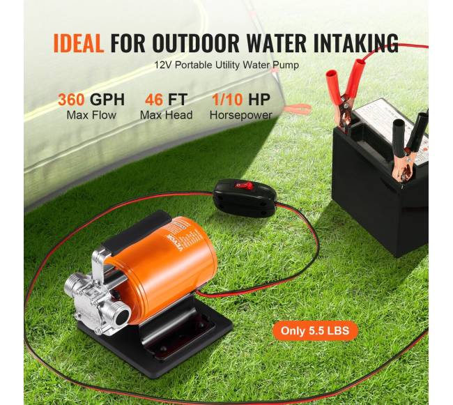 Nešiojamas vandens siurblys perkėlimui 12V1