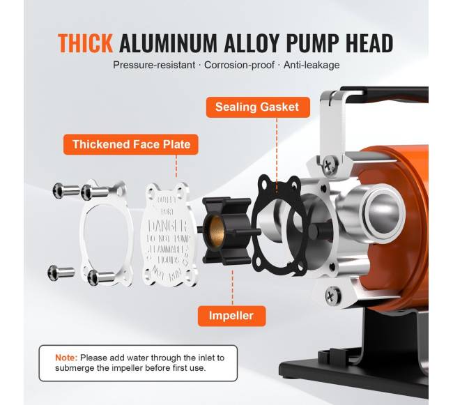 Nešiojamas vandens siurblys perkėlimui 12V4
