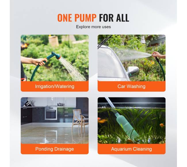 Nešiojamas vandens siurblys perkėlimui 12V5