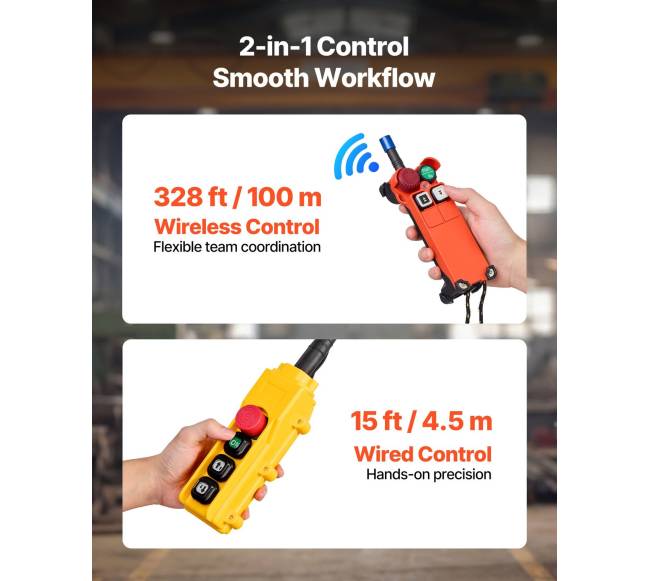 1000 kg elektrinė grandinė, 6 m kėlimo aukštis3