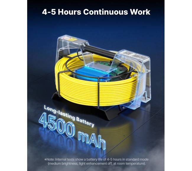 Nauja nuotolinė kanalizacijos kamera su WiFi5