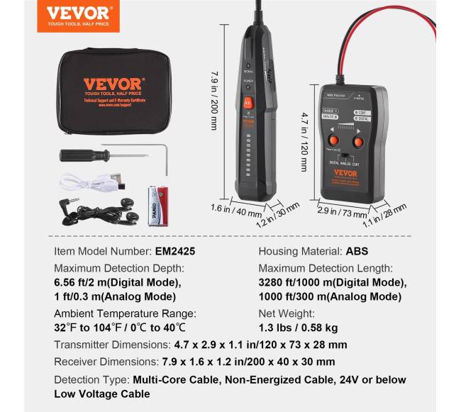 Požeminis kabelių lokatorius iki 2 m gylio5