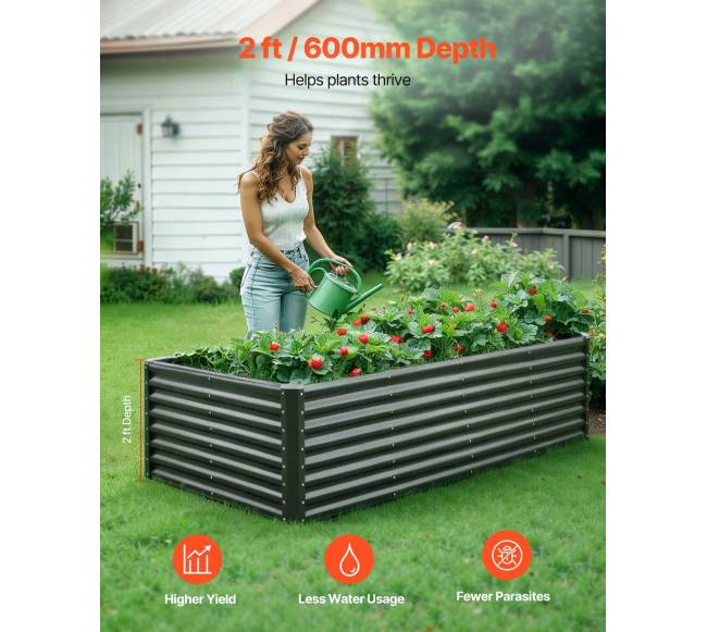 Metalinė pakelta lysvė daržui1