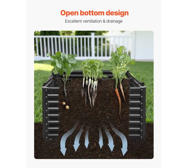 Metalinė pakelta lysvė daržui5