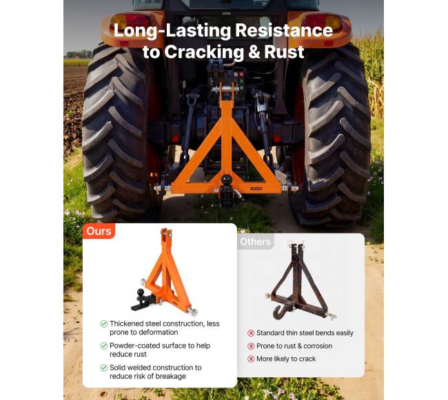 Trijų taškų priekabos kabliai traktoriams3