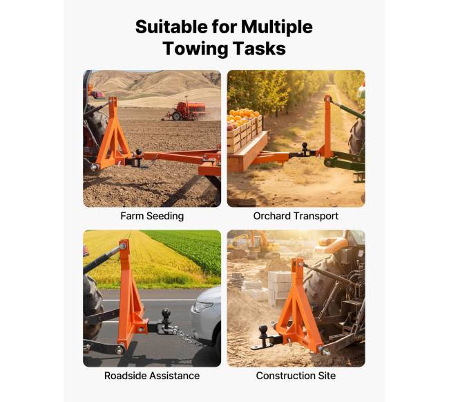 Trijų taškų priekabos kabliai traktoriams5