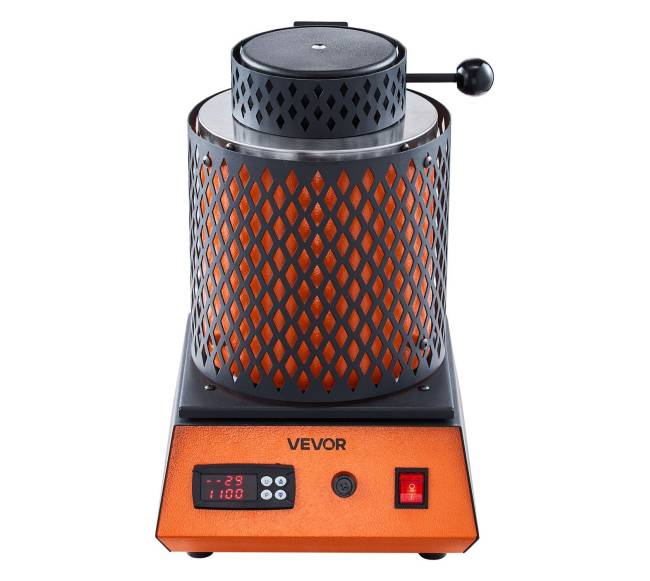 Elektrinė lydymo krosnis su 5 kg tigliu8