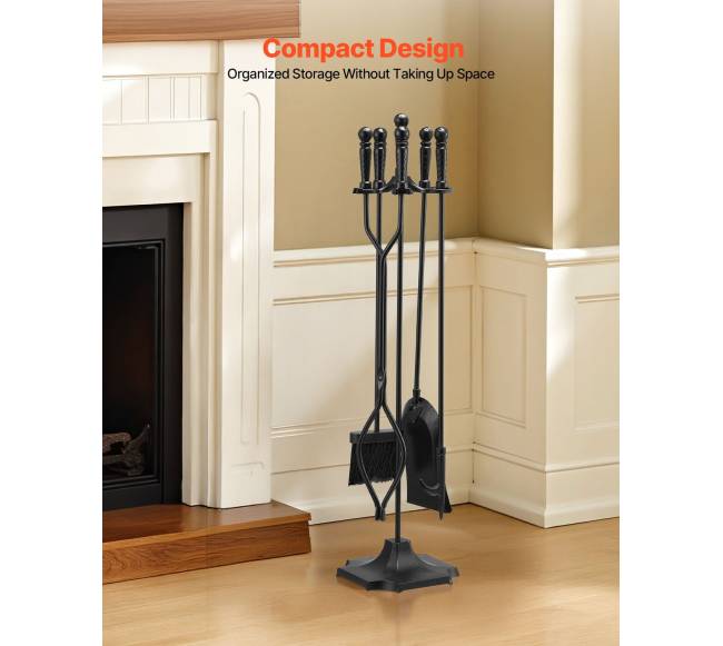 Ugnies vietos įrankių komplektas 5 vnt.4