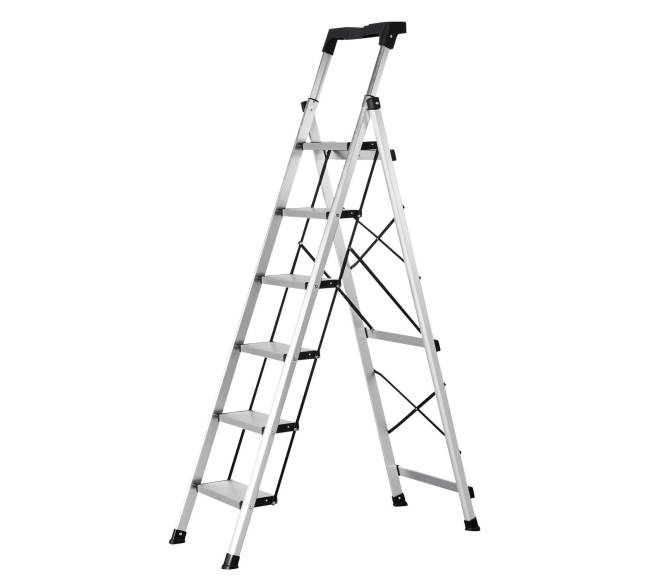 6 pakopų sulankstoma aliuminio kopėčios9