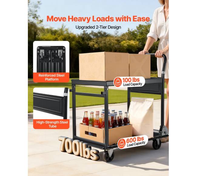 Sulankstomas vežimėlis, 317.51 kg, dvi platformos1