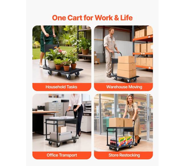 Sulankstomas vežimėlis, 317.51 kg, dvi platformos5